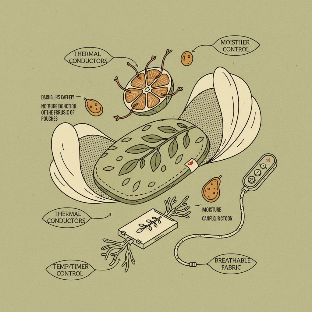 Durable Abdominal Heating Pad Design and Real World Applications