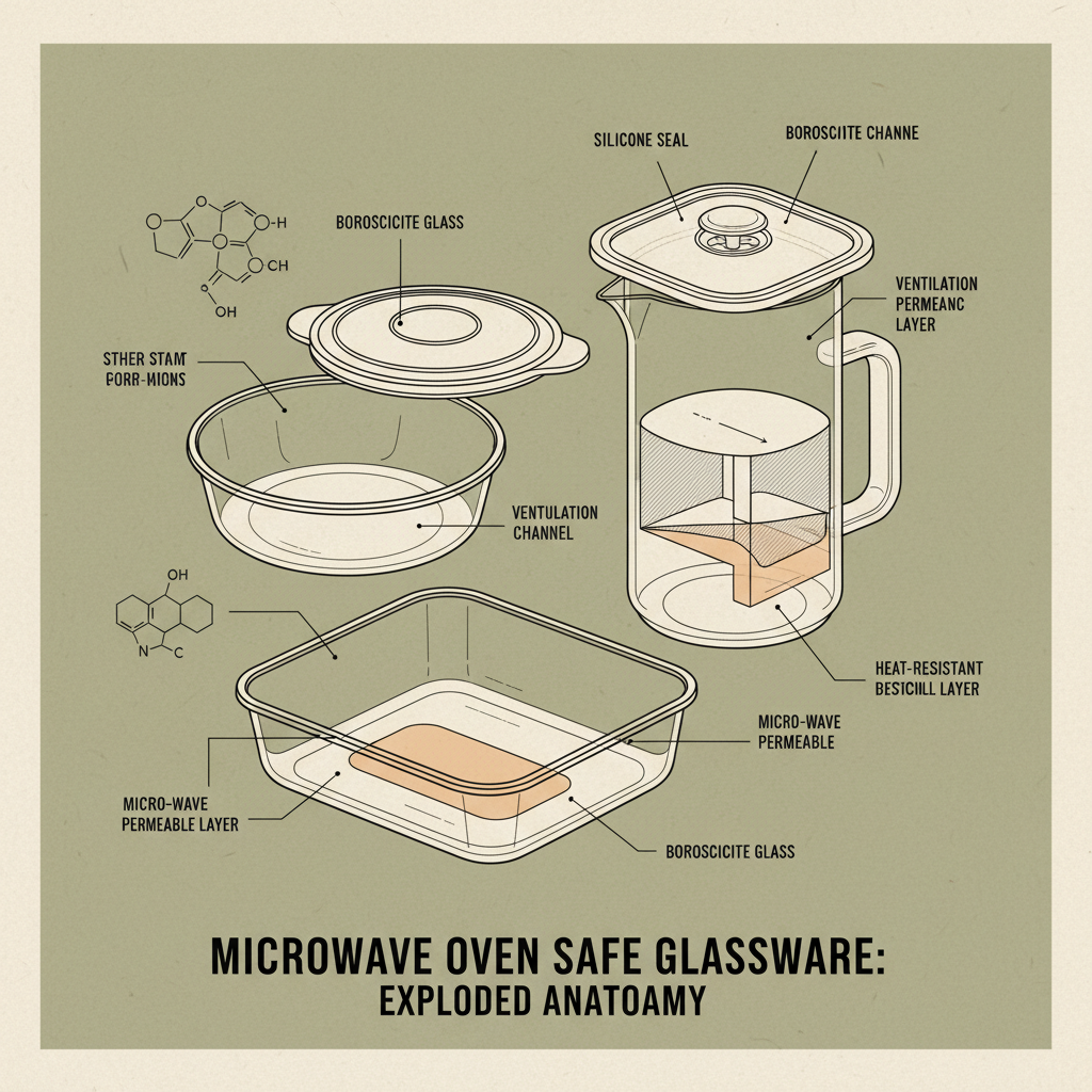 Durable and Reliable Microwave Oven Safe Glassware for Construction and Industrial Use
