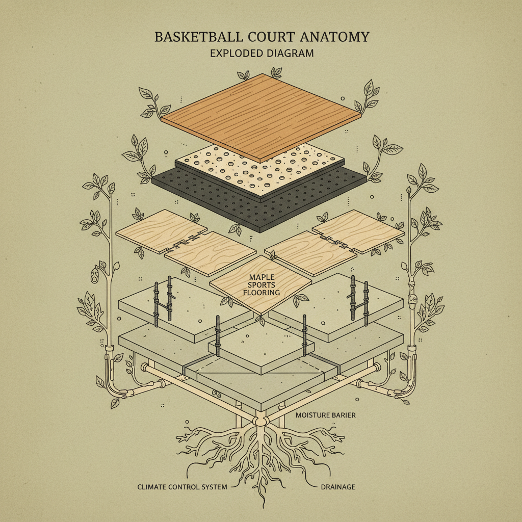 Navigating Industry Trends and Material Choices in Basketball Flooring Companies