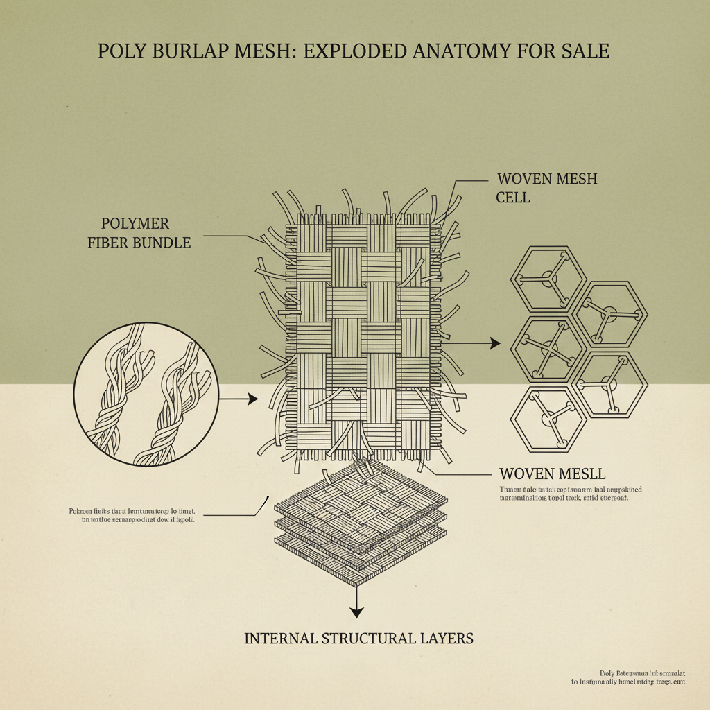 Discover Durable Poly Burlap Mesh for Sale and Construction Applications