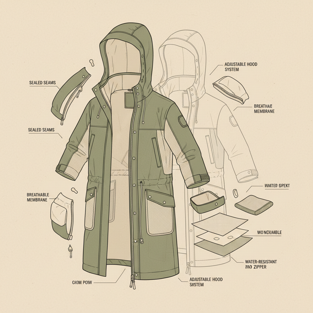 The Evolution of Durable 3 4 Rain Jacket for Construction Professionals