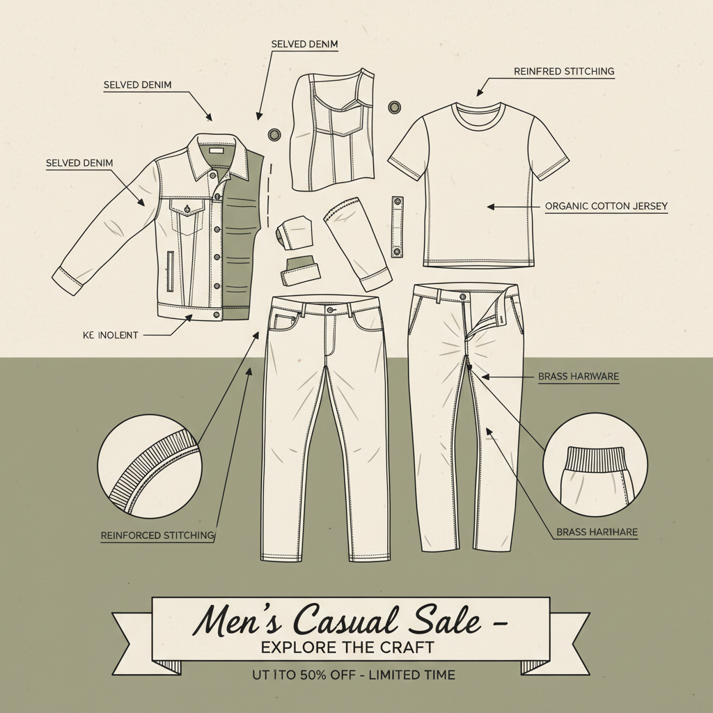 Explore Premium Mens Casual Clothes Sale for Enhanced Durability and Comfort