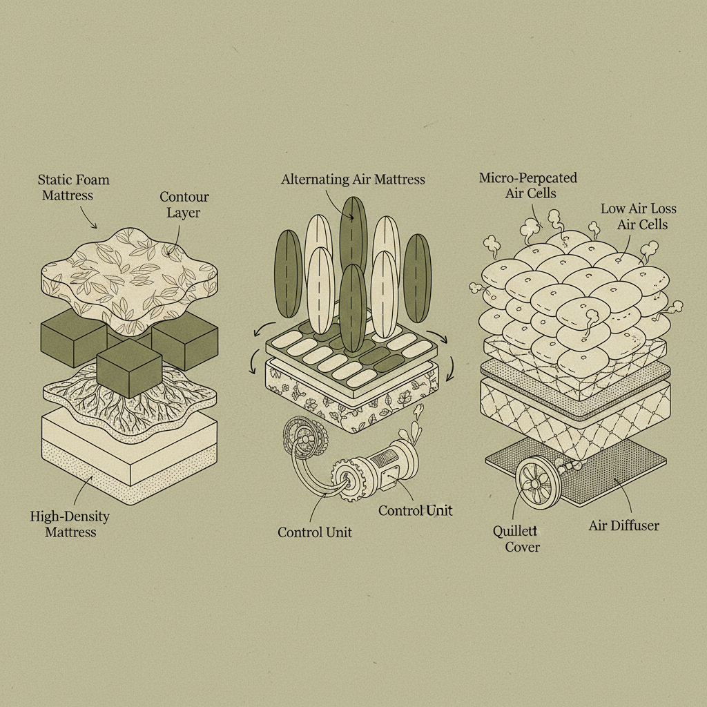 Exploring the Diverse Landscape of Types of Pressure Relieving Mattresses