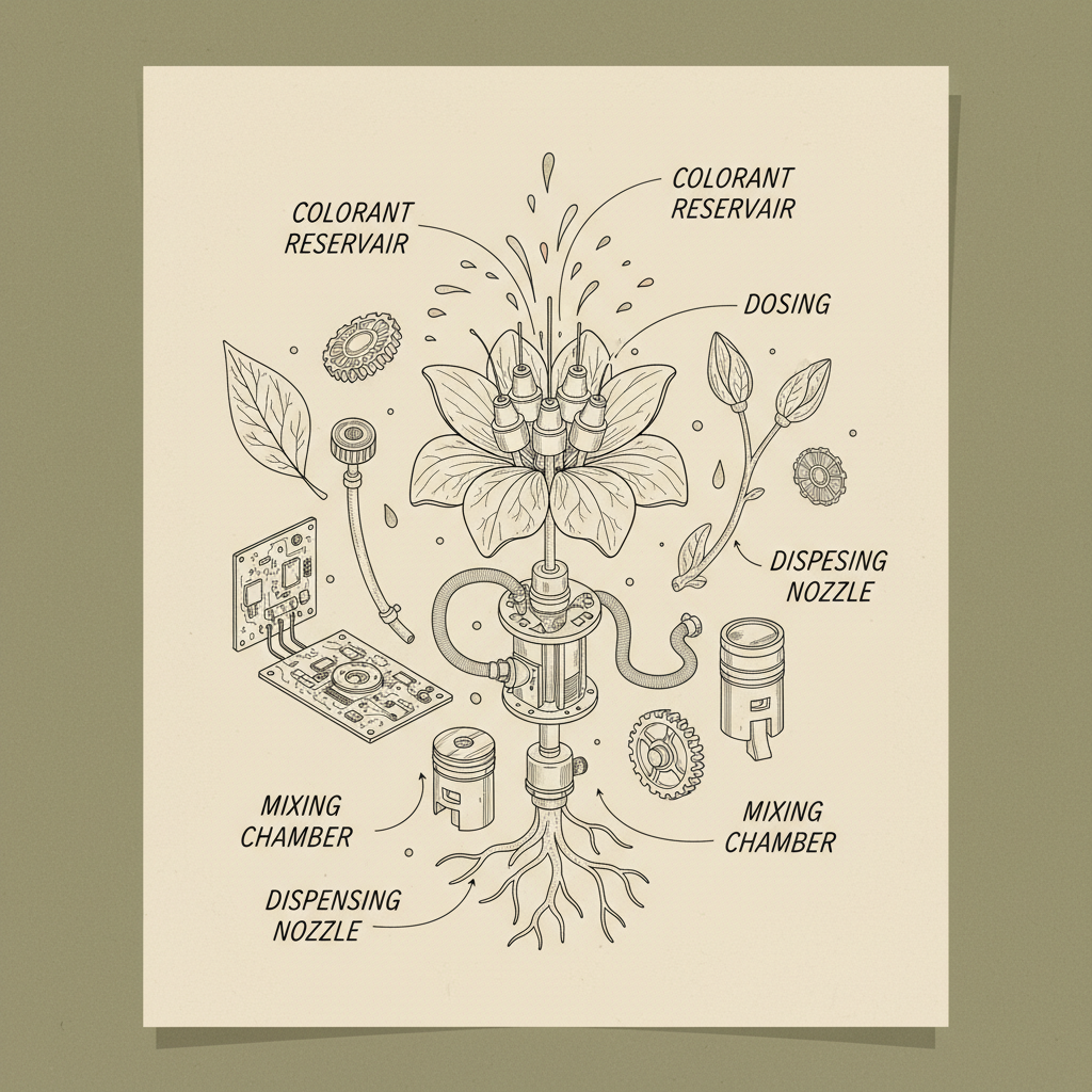 automatic paint dispenser