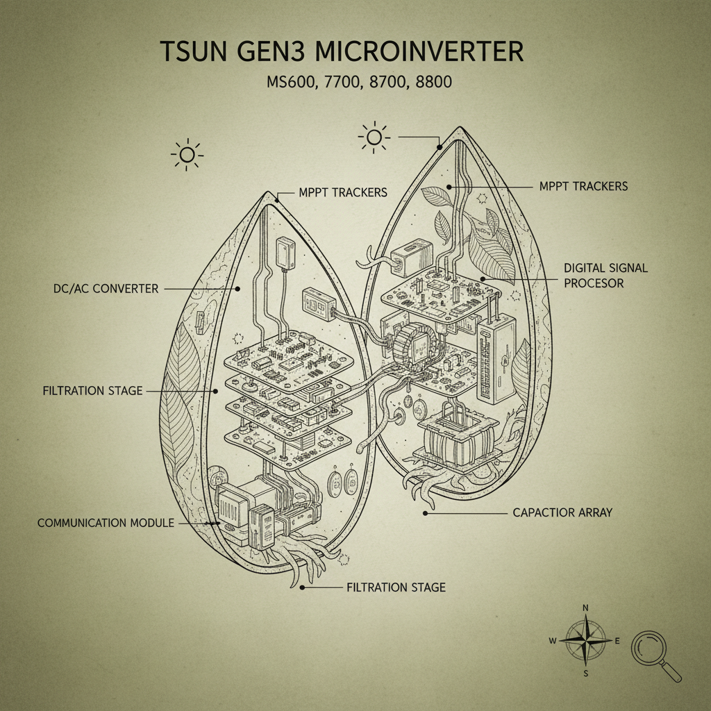 Tsun Gen3 Microinverter Ms600ms700ms800 Bulk Reliability and Solar Innovation
