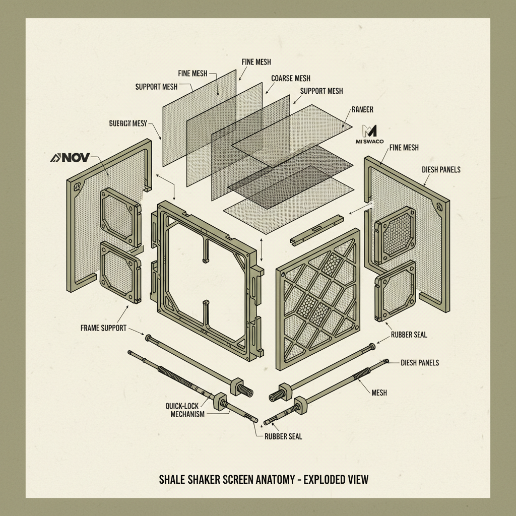 shale shaker screen manufacturers