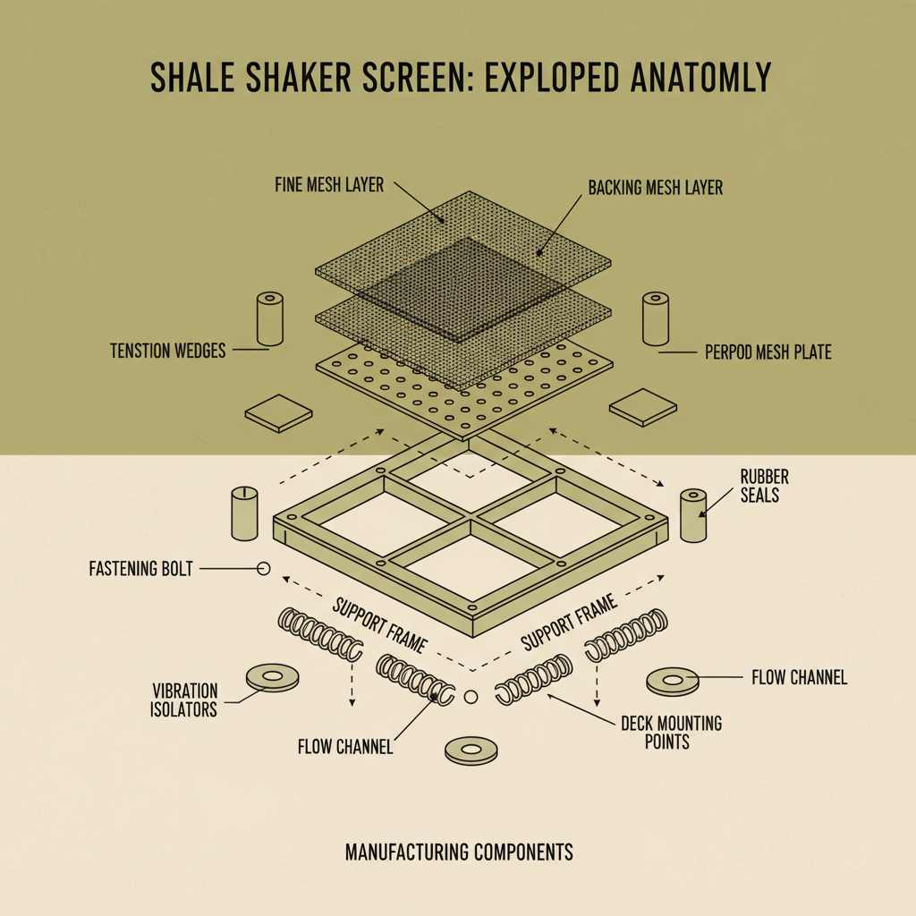 shale shaker screen manufacturers