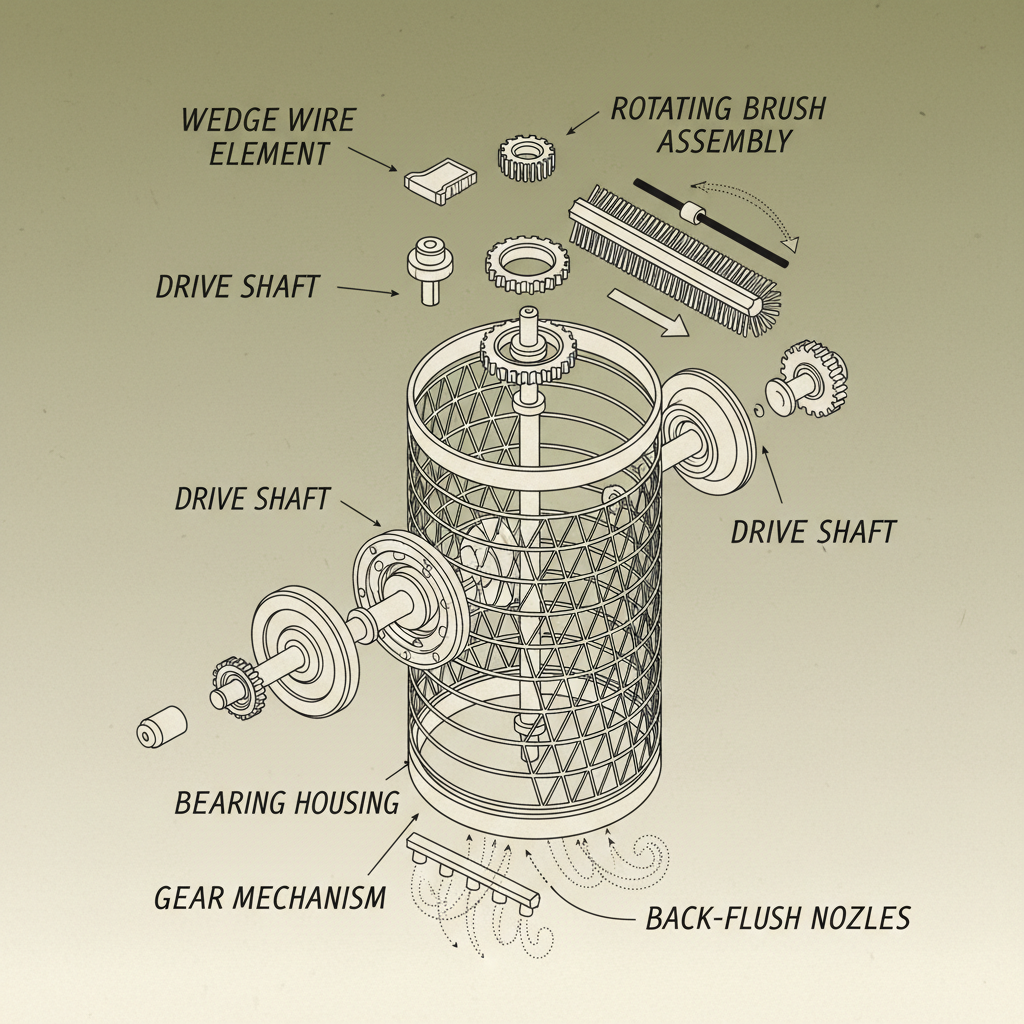 Optimizing Industrial Processes with Self Cleaning Wedge Wire Screen Technology