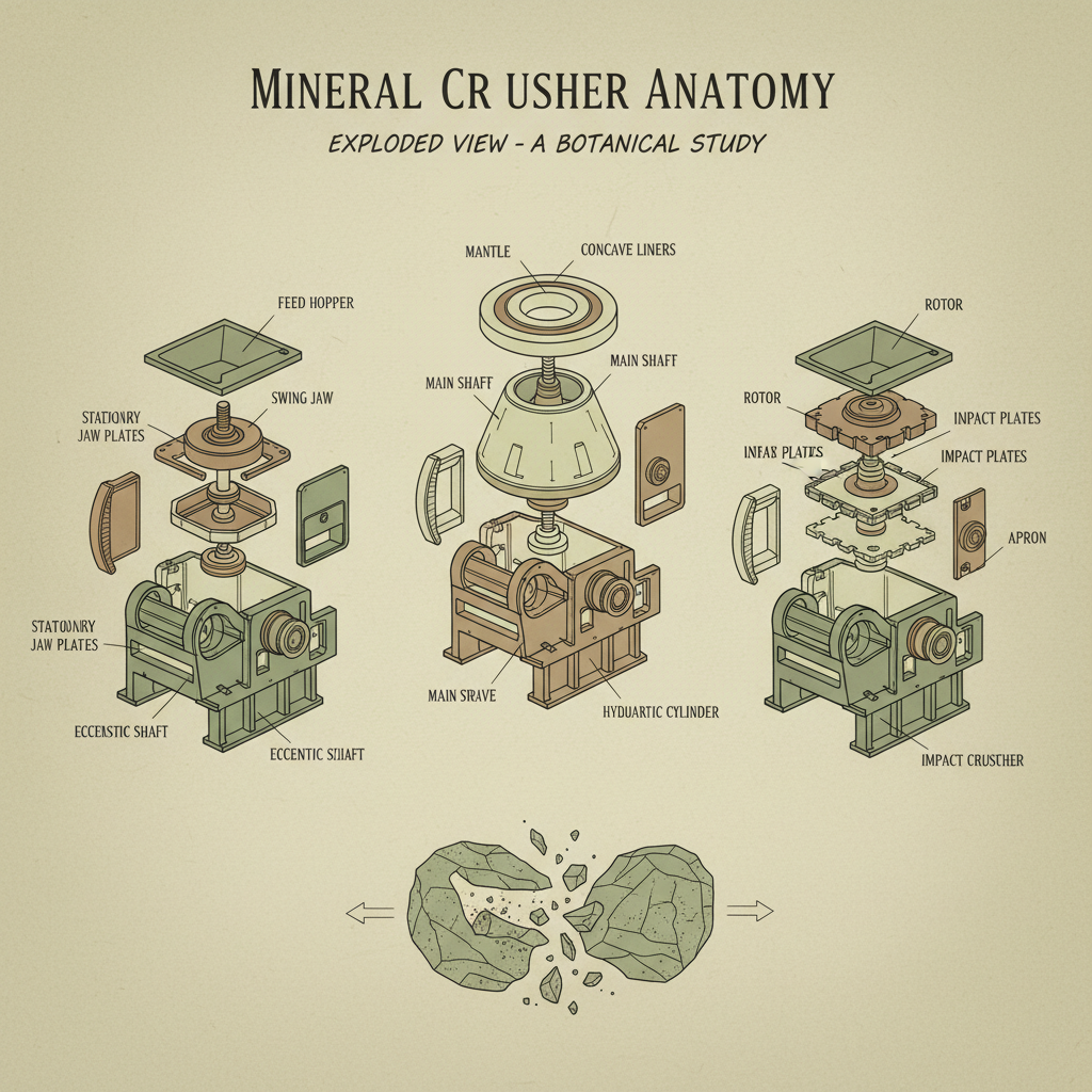 Comprehensive Guide to Types of Crushers in Mineral Processing Applications