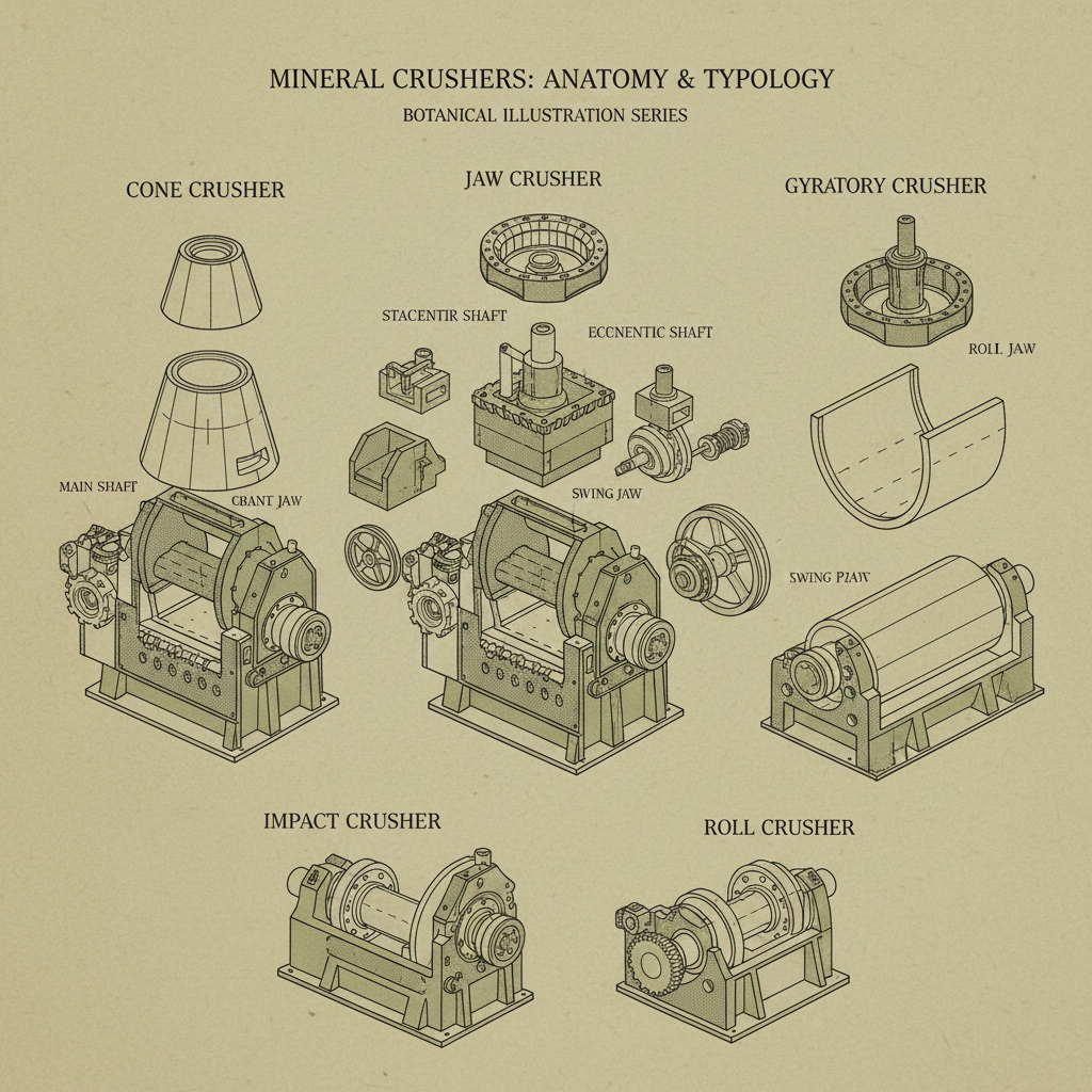Comprehensive Guide to Types of Crushers in Mineral Processing Applications