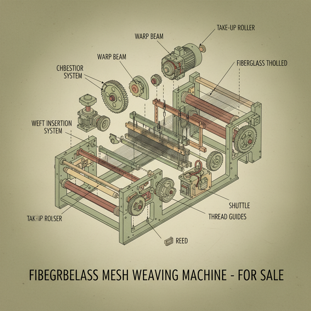 fiberglass mesh weaving machine for sale