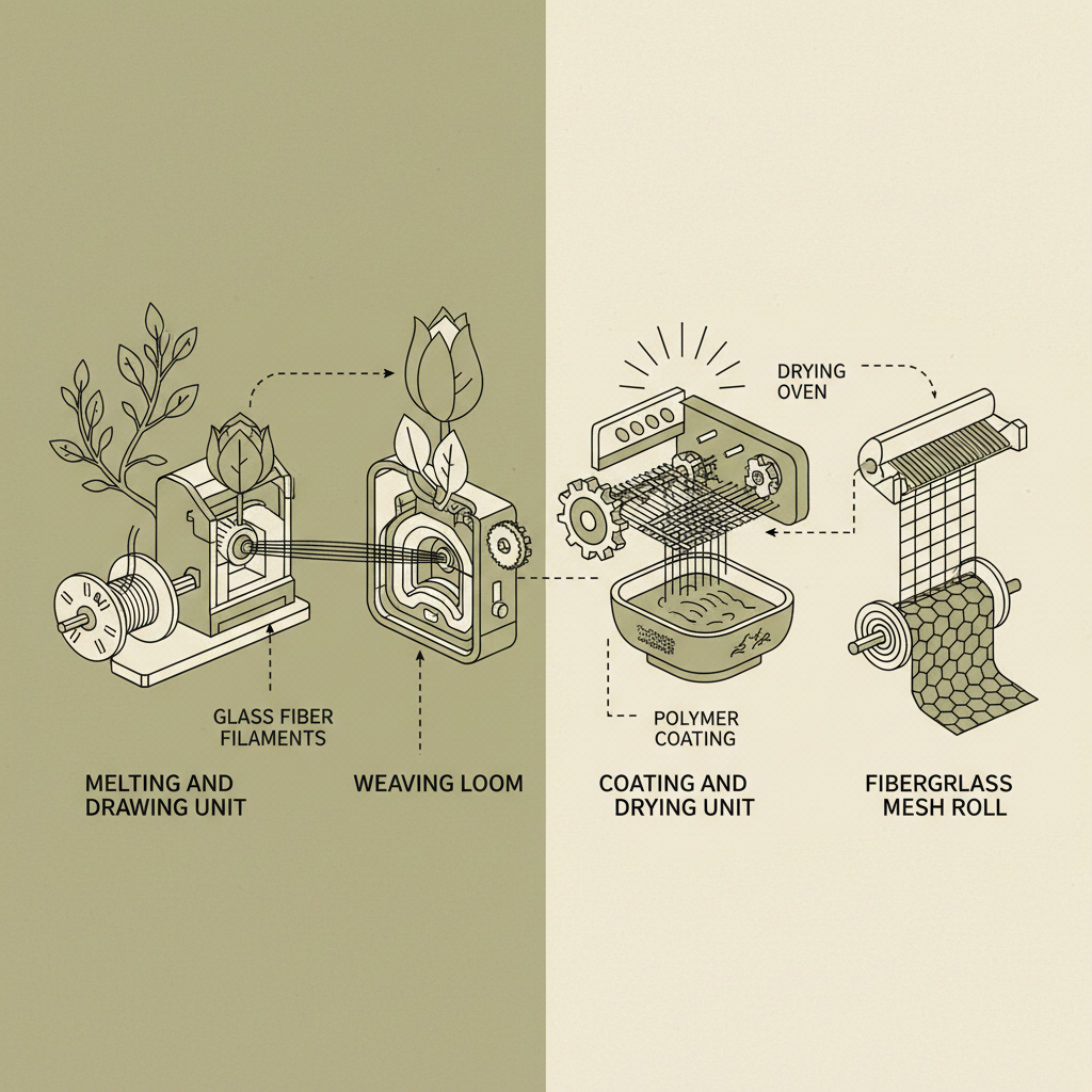 Optimizing Fiberglass Mesh Production Line for Enhanced Strength and Efficiency