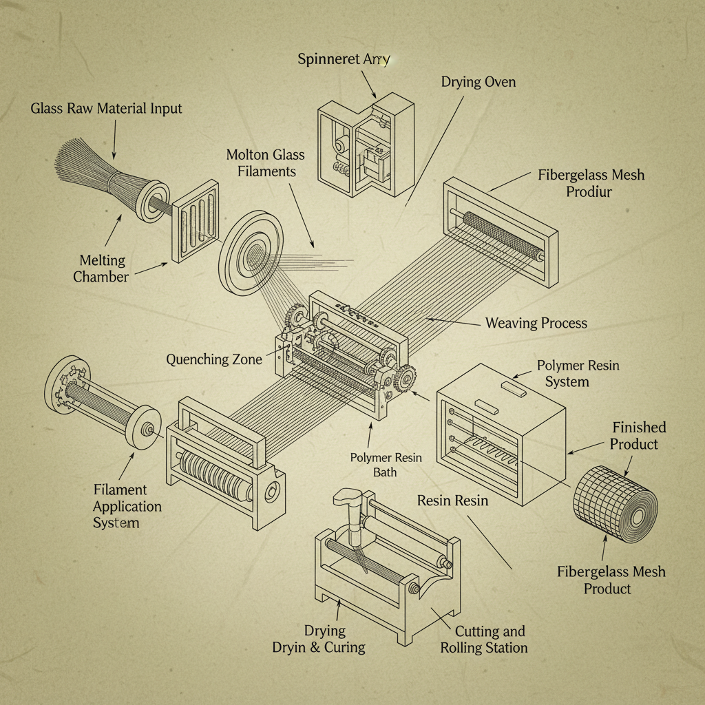 Optimizing Fiberglass Mesh Production Line for Enhanced Strength and Efficiency
