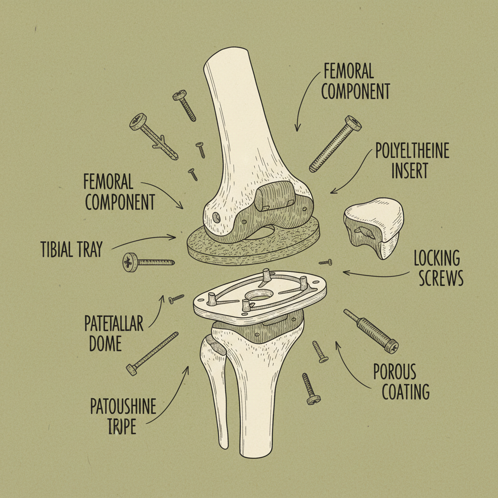 titanium knee replacement manufacturers