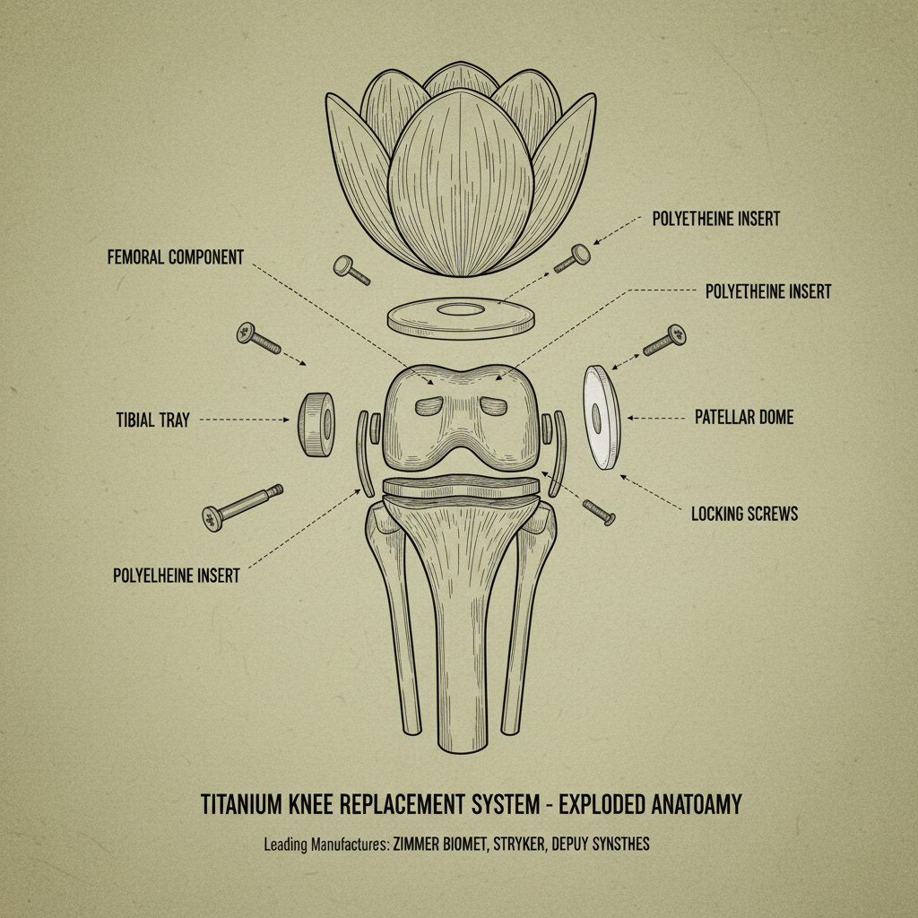 titanium knee replacement manufacturers