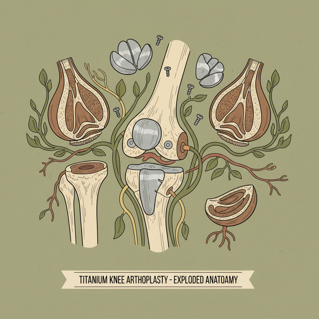 Advancements in Titanium Knee Surgery Design and Material Science