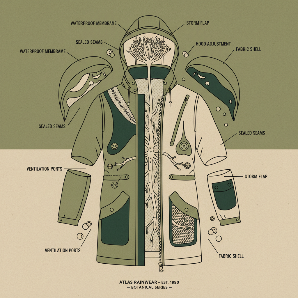 miesten sadetakkien valmistajat