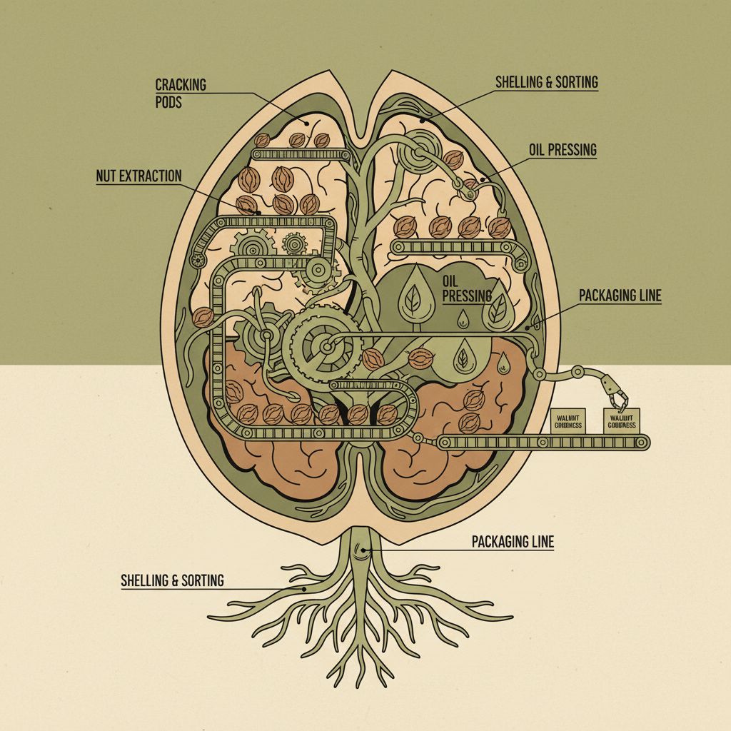 Navigating the Complexities of Modern Walnuts Factory Construction and Design