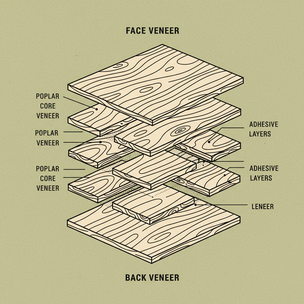 Exploring the Versatility and Applications of Poplar Veneer Plywood