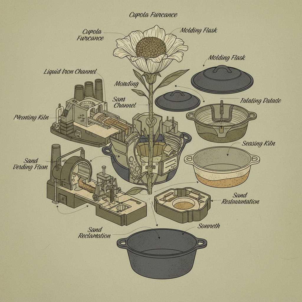 Optimizing Design and Durability in Modern Cast Iron Pots Factory Production