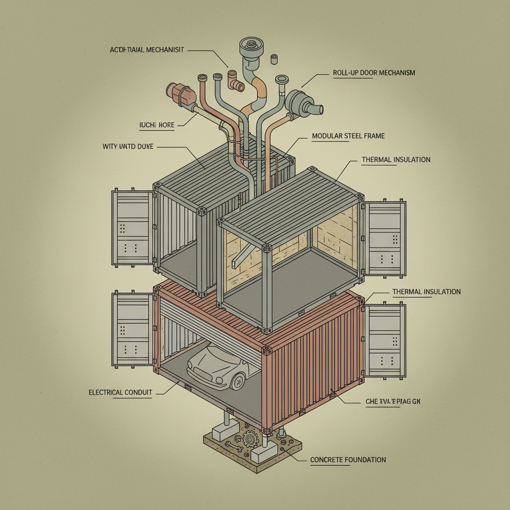 Exploring the Rise of Shipping Containers as Garages and Workshops