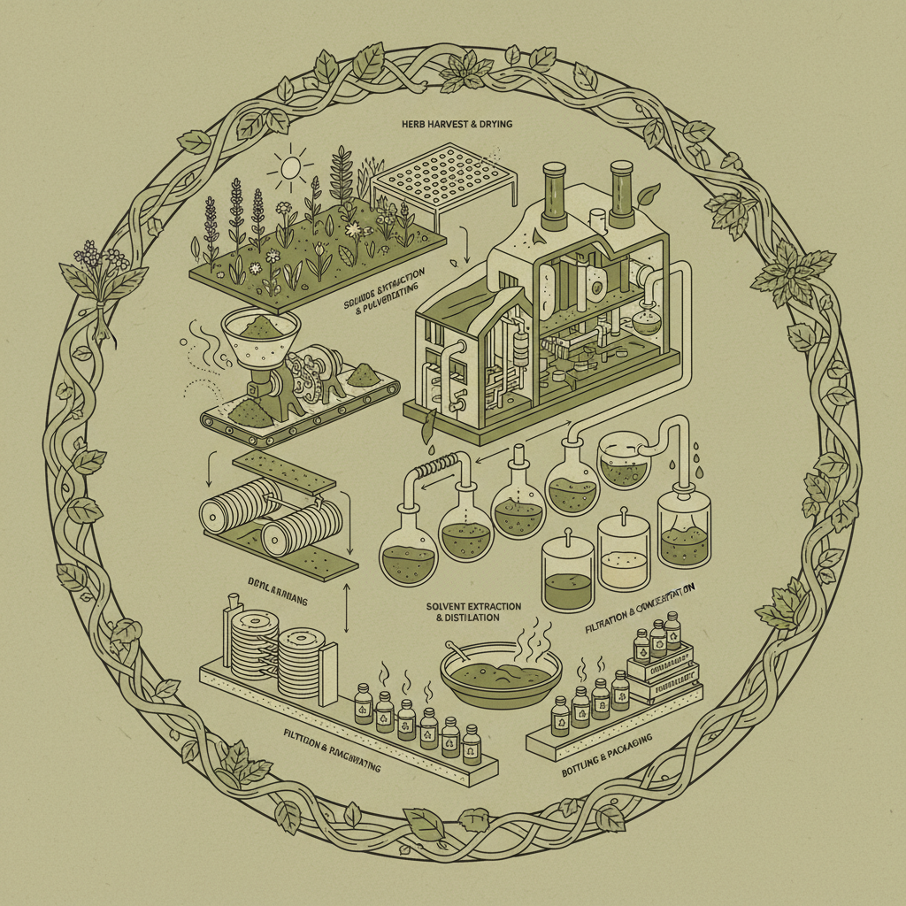 herb extract factory