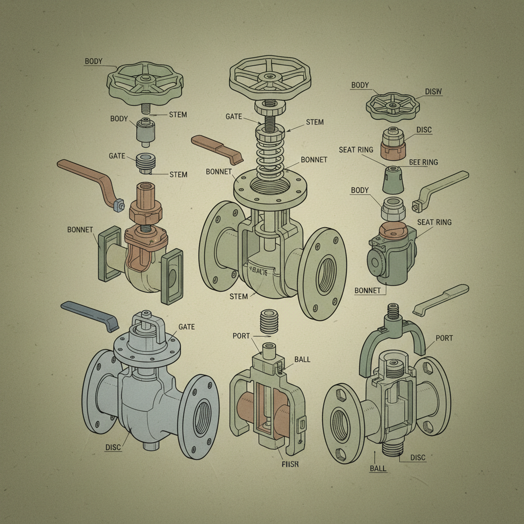 type of water valves