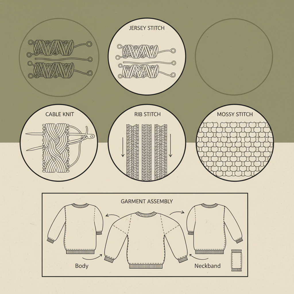 knitted garments types