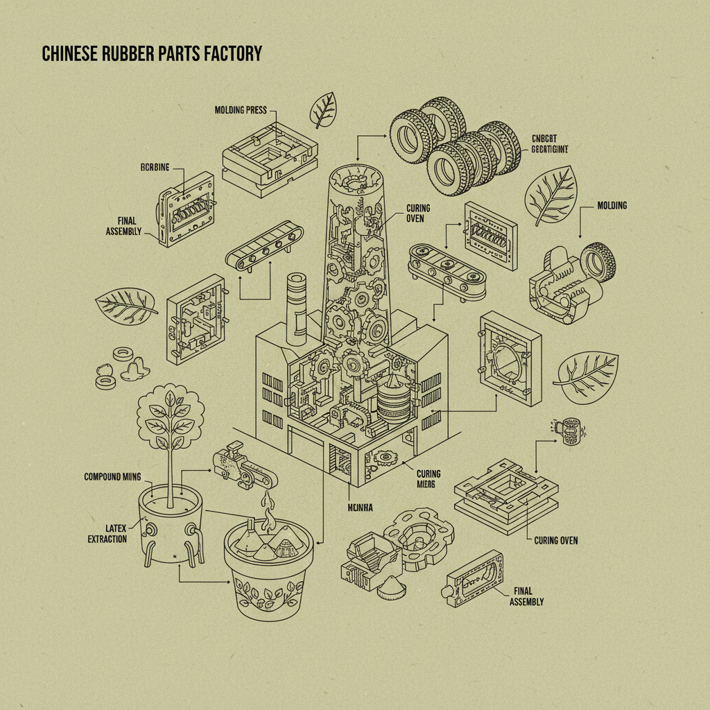 Chinese rubber parts factory