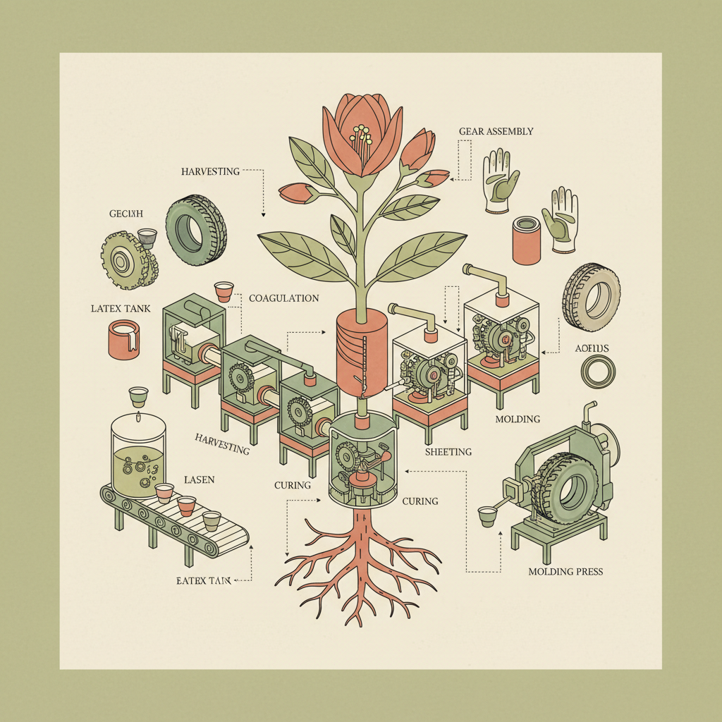 Vietnam rubber parts factory