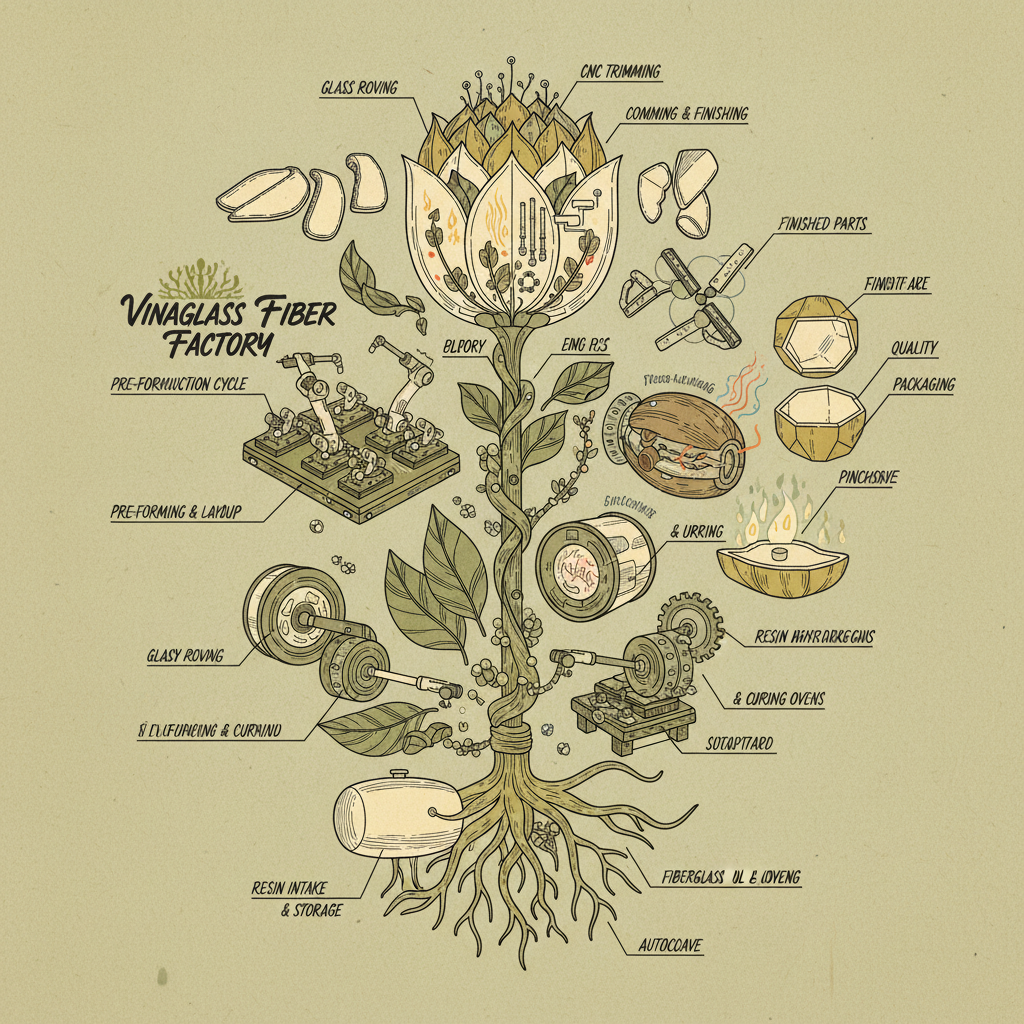 Vietnam Glass Fiber parts factory