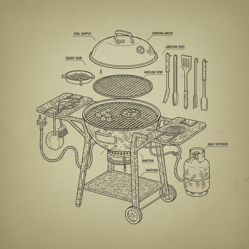 outdoor bbq equipment