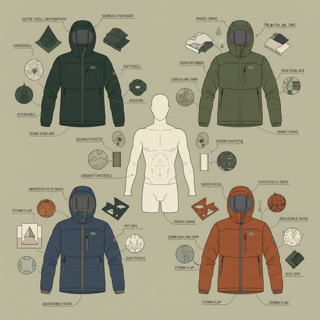 types of outdoor jackets