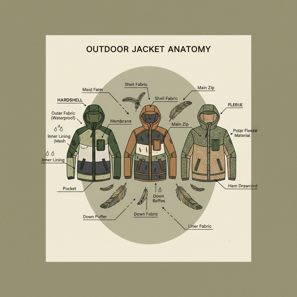 types of outdoor jackets