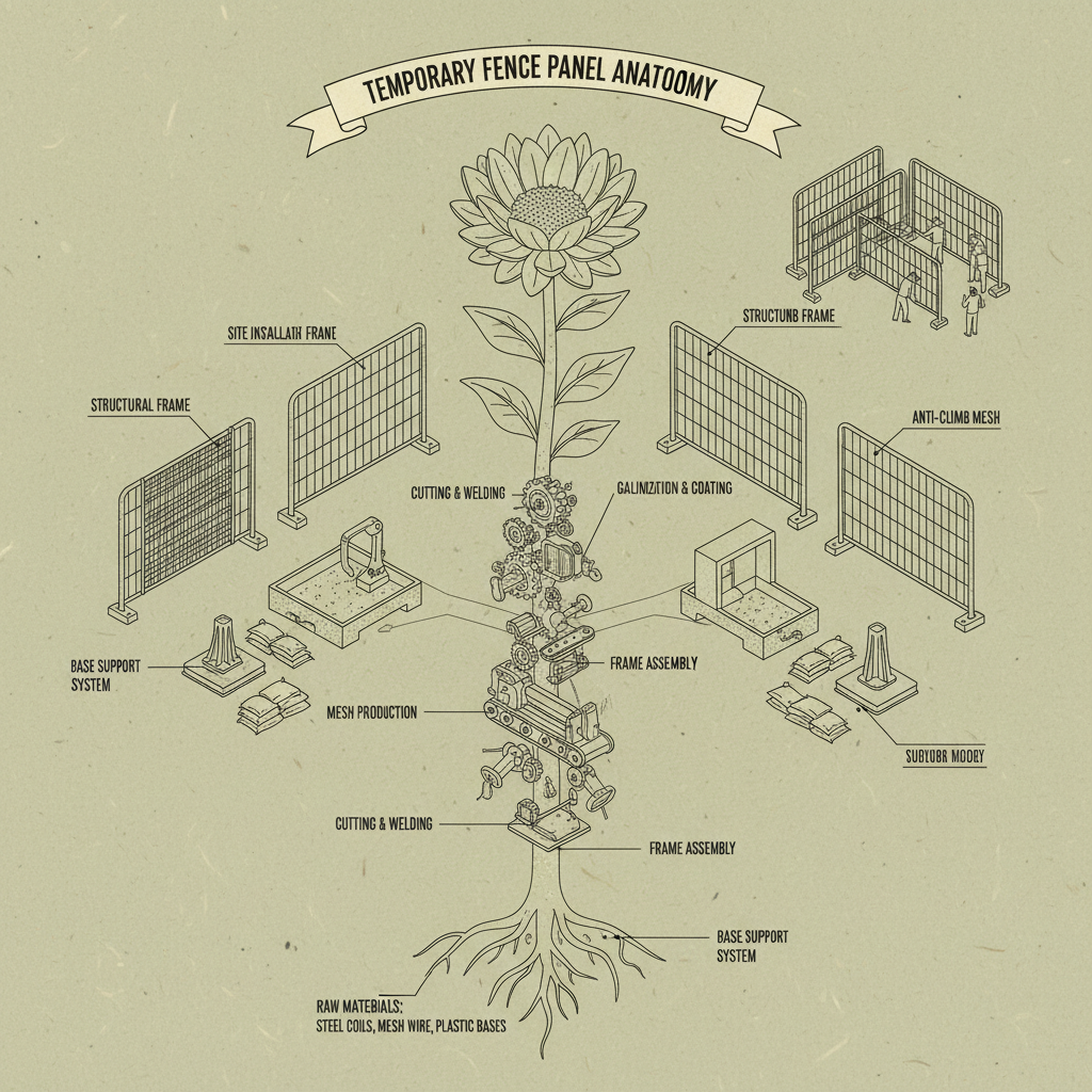 temporary fence panel manufacturers