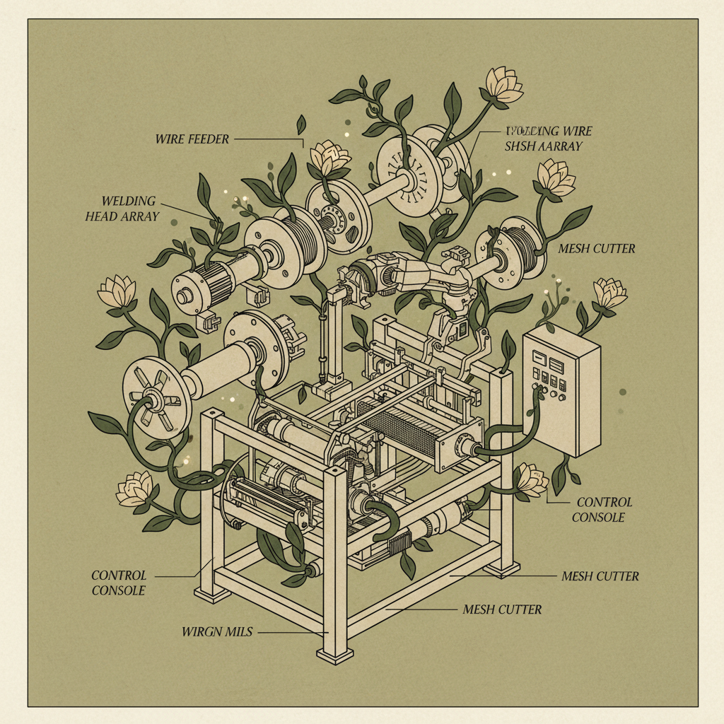 welded wire mesh machine factory