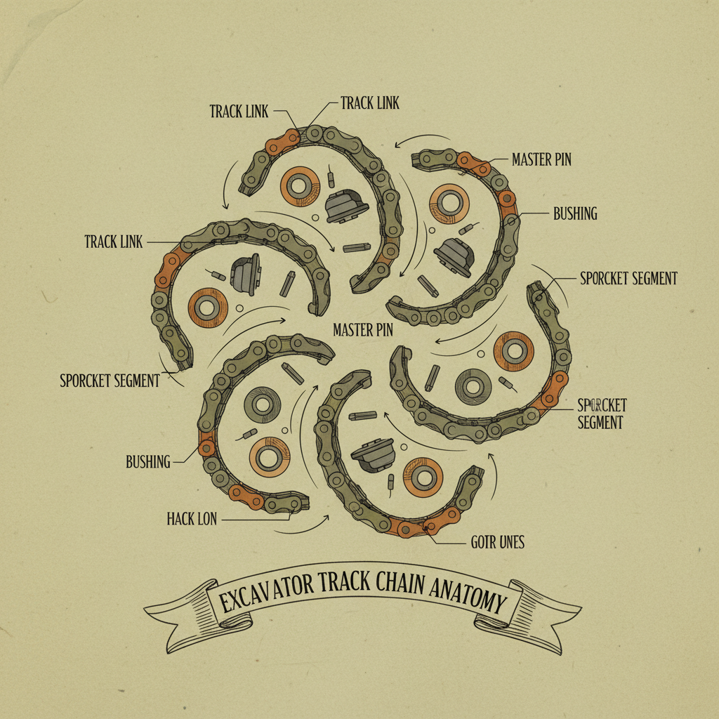excavator track chain suppliers