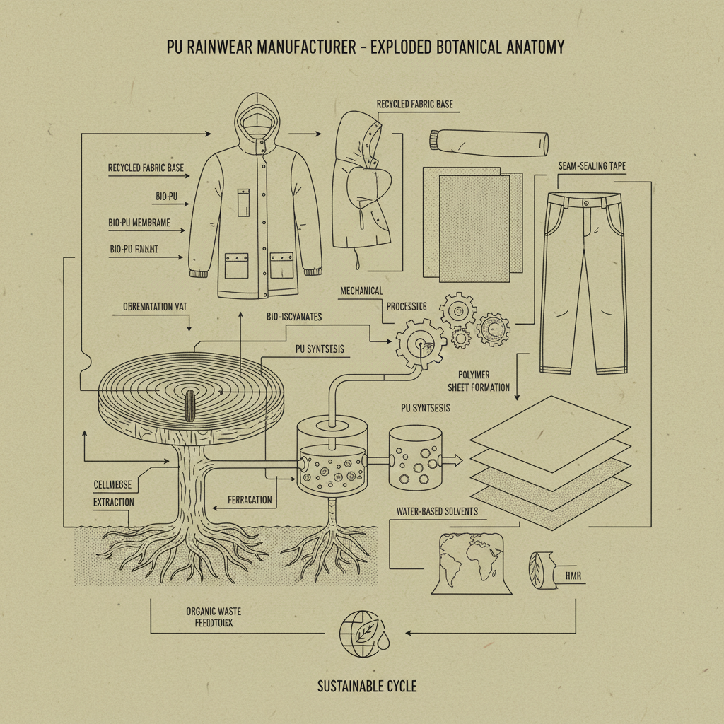 pu regntøy produsent