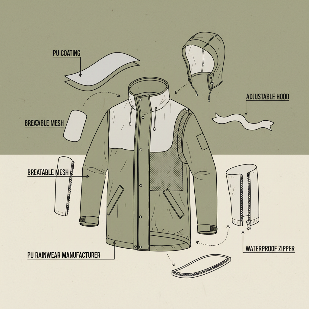 pu regntøy produsent