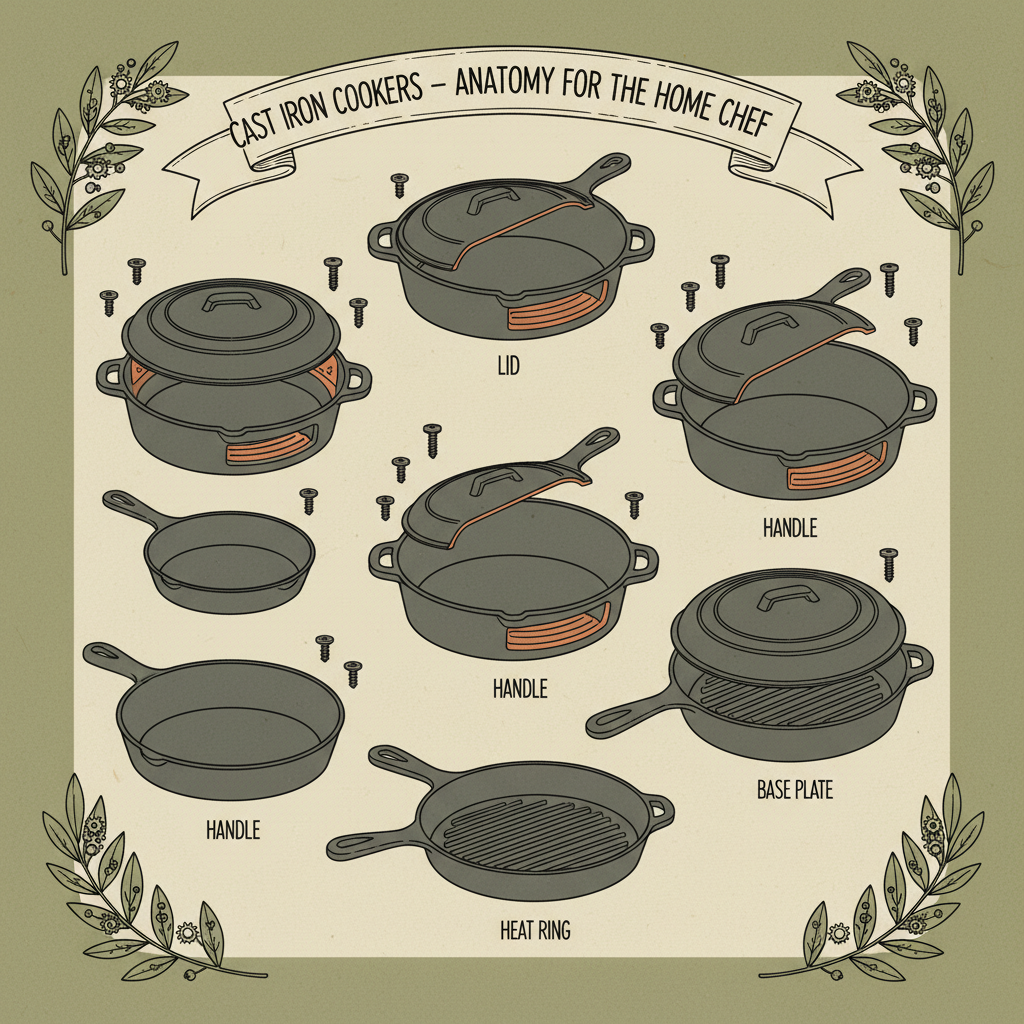 cast iron cookers for sale