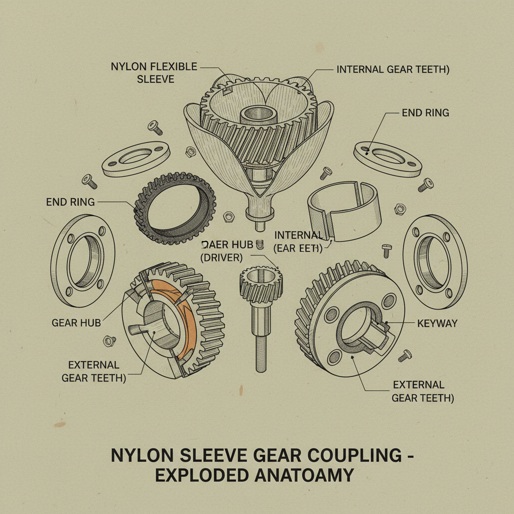 nylon sleeve gear coupling manufacturer