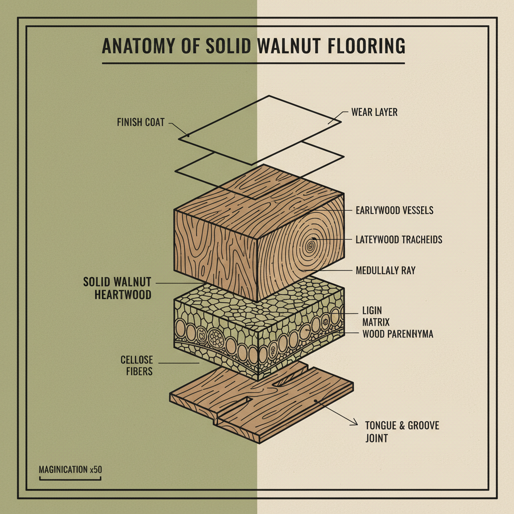 solid walnut flooring