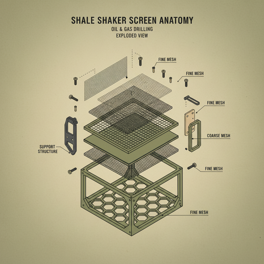 Οθόνες Shake Shaker για γεώτρηση πετρελαίου και αερίου