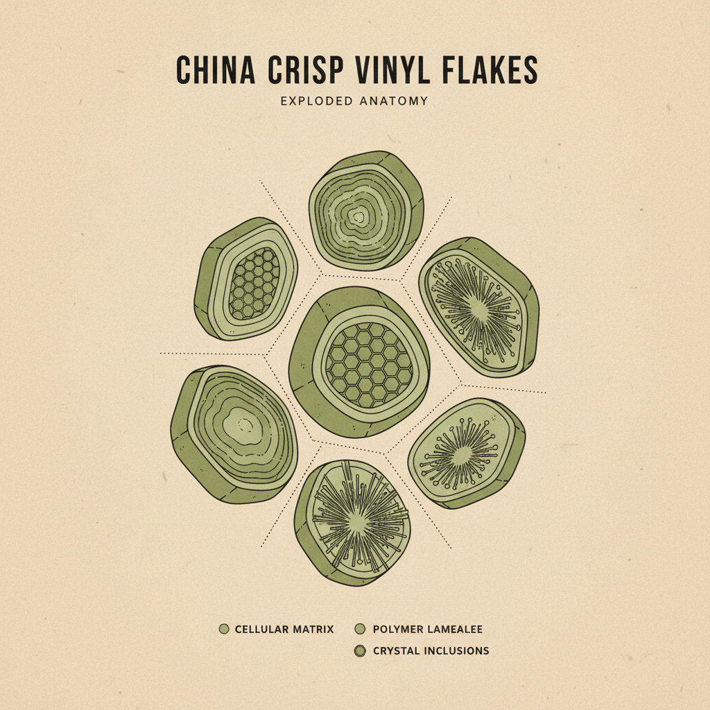China crisp Vinyl Flakes