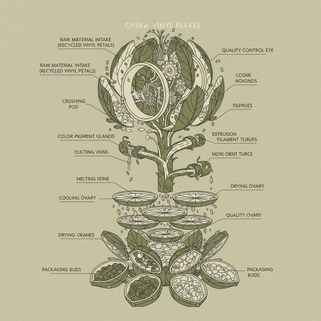China vinyl Flakes Manufacture
