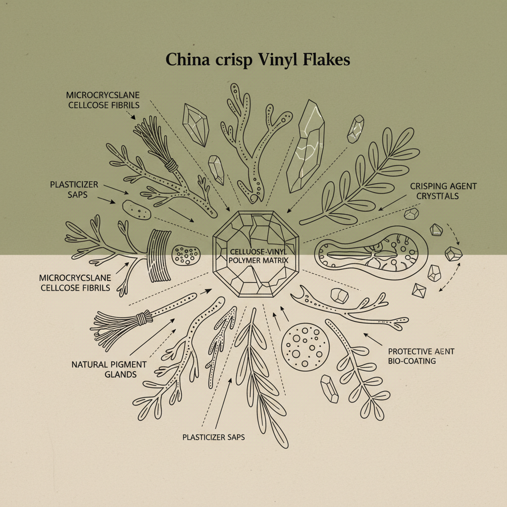 China crisp Vinyl Flakes