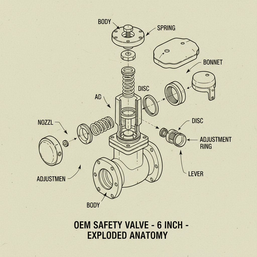 OEM safety valve 6 inch