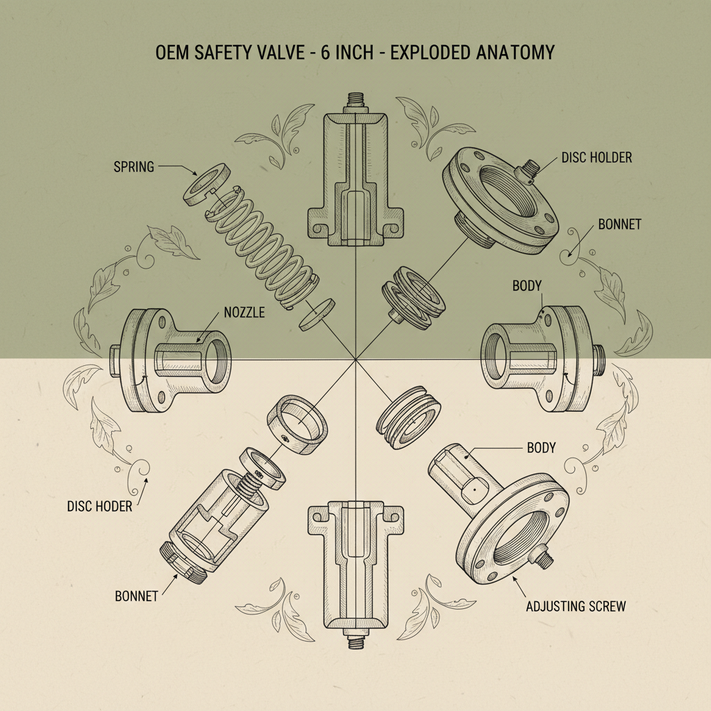 OEM safety valve 6 inch