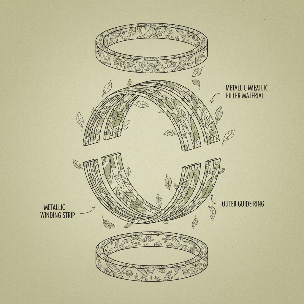 EN 1514-2 Spiral wound gasket