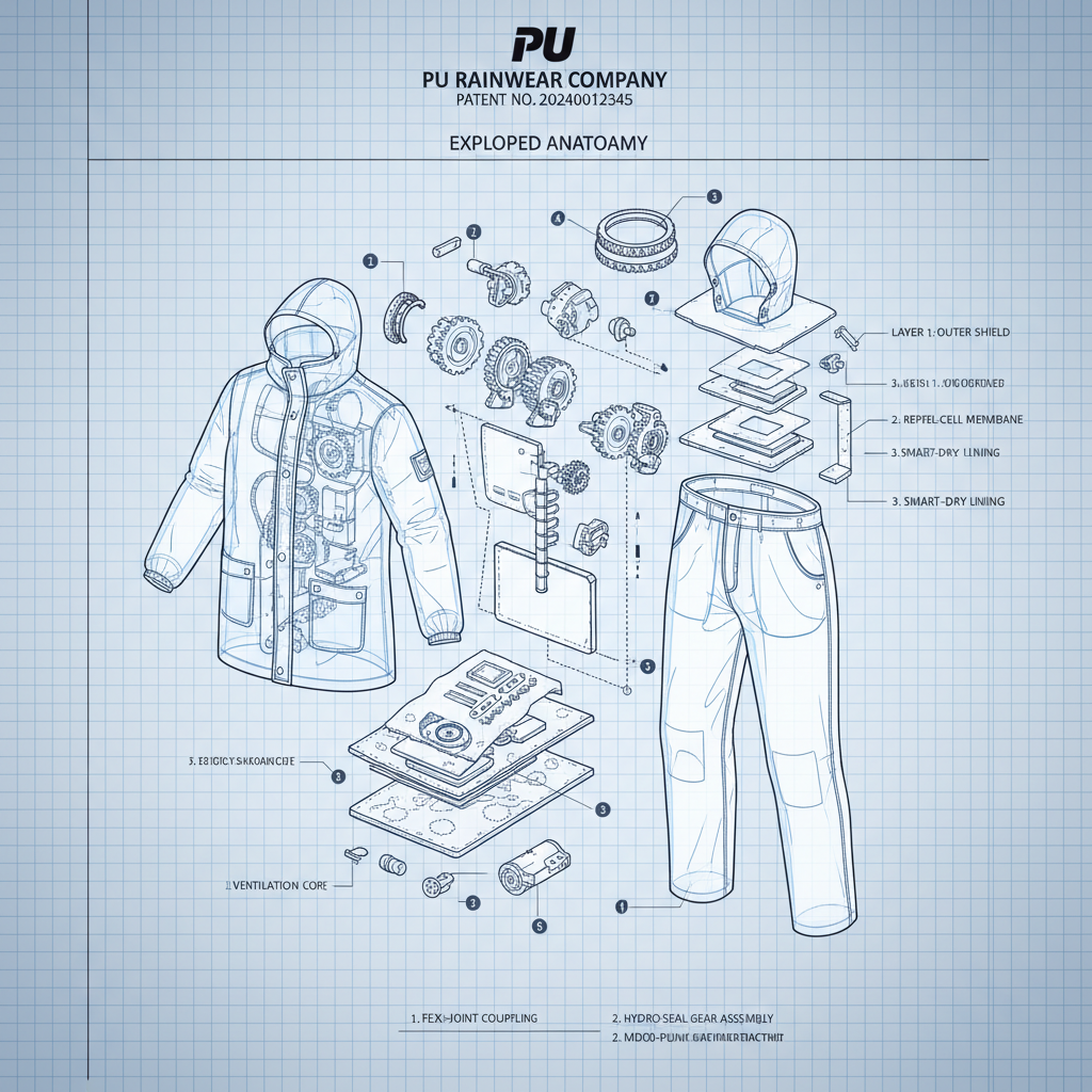 Cuideachta éadaí báistí pu